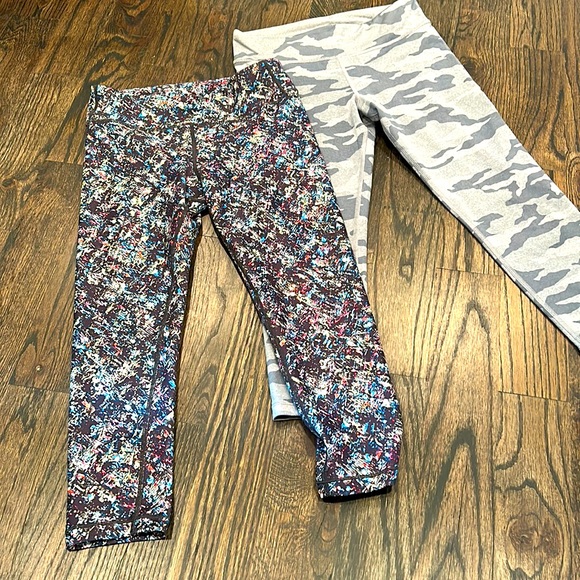 Authentic Athleta Girl Capri Leggings Size XL/14 - Picture 1 of 3